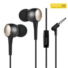 Наушники (Вставные) HOCO M19 DRUMBEAT UNIVERSAL EARPHONE WITH MIC [054641] (BLACK)